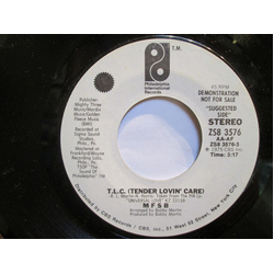 MFSB T.L.C. (Tender Lovin' Care) / Love Has No Time Or Place Vinyl 7" USED