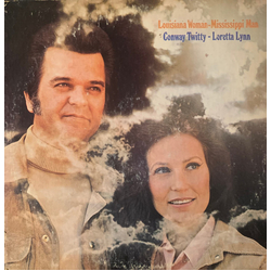 Conway Twitty & Loretta Lynn Louisiana Woman-Mississippi Man Vinyl LP USED