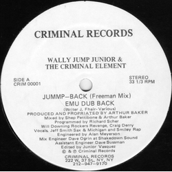Wally Jump Jr & The Criminal Element Jummp-Back Vinyl 12" USED