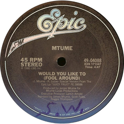 Mtume Would You Like To (Fool Around) Vinyl 12" USED