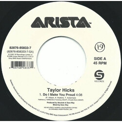 Taylor Hicks Do I Make You Proud / Takin' It To The Streets USED VINYL 7INCH 45 RPM SINGLE