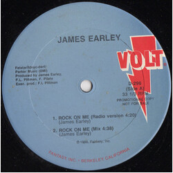 James Earley Rock On Me Vinyl 12" USED