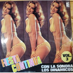 Sonora Los Dinamicos Fiesta Continua Vol. 3 Con La Sonora Los Dinamicos Vinyl LP USED