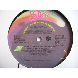 Klymaxx Never Underestimate The Power Of A Woman USED VINYL 12INCH PROMO