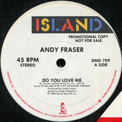 Andy Fraser Do You Love Me USED VINYL 12INCH 45 RPM PROMO