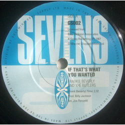 Frankie Beverly And The Butlers / Eddie Foster (2) If That's What You Wanted / I Never Knew Vinyl 7" USED