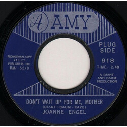 Joanne Engel Don't Wait Up For Me, Mother USED VINYL 7INCH 45 RPM SINGLE PROMO