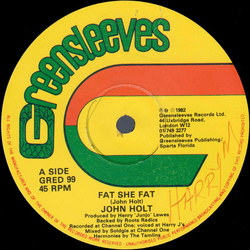 John Holt / Yellowman & Fathead Fat She Fat / Rat Vinyl 12" USED