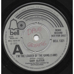 Gary Glitter I'm The Leader Of The Gang (I Am!) Vinyl 7" USED