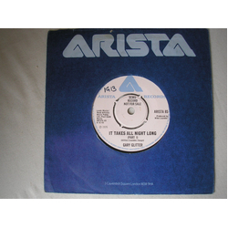 Gary Glitter It Takes All Night Long Vinyl 7" USED