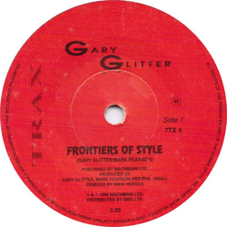 Gary Glitter Frontiers Of Style Vinyl 7" USED