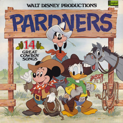 Larry Groce / The Disneyland Children's Sing-Along Chorus Pardners Vinyl LP USED
