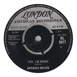 Barbara Mason Yes, I'm Ready Vinyl 7" USED