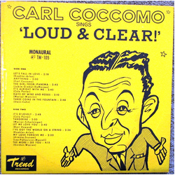 Carl Coccomo "Loud & Clear!" Vinyl LP USED