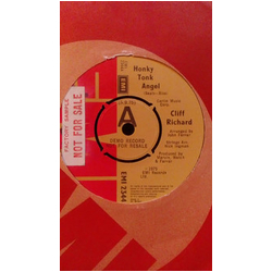 Cliff Richard Honky Tonk Angel Vinyl 7" USED