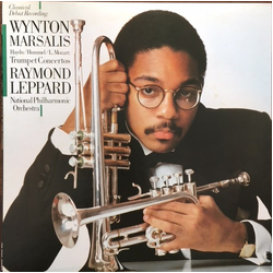 Joseph Haydn / Johann Nepomuk Hummel / Leopold Mozart / Wynton Marsalis / National Philharmonic Orchestra / Raymond Leppard Trumpet Concertos Vinyl LP