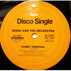 Biddu Orchestra Funky Tropical / Boogiethon Vinyl 12" USED