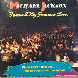 Michael Jackson Farewell My Summer Love Vinyl LP USED