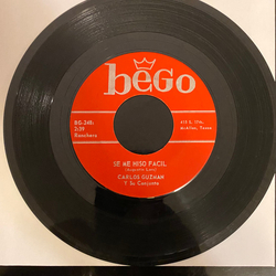 Carlos Guzman Y Su Conjunto Se Me Hiso Facil/Si Dio Me Quita La Vida Vinyl 7" USED