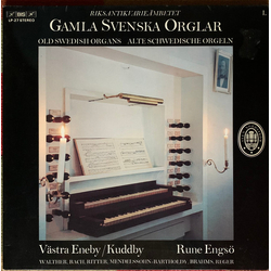 Rune Engsö Gamla Svenska Orglar = Old Swedish Organs = Alte Schwedische Orgeln (Västra Eneby/Kuddby) Vinyl LP USED