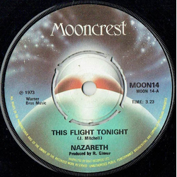 Nazareth (2) This Flight Tonight Vinyl 7" USED
