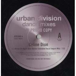 Céline Dion I Drove All Night Vinyl 12" USED