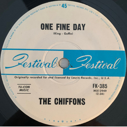 The Chiffons One Fine Day / Why Am I So Shy Vinyl 7" USED