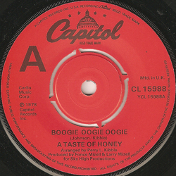 A Taste Of Honey Boogie Oogie Oogie Vinyl 7" USED