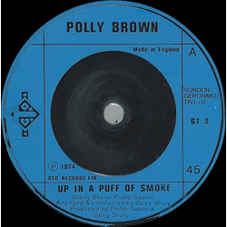 Polly Brown Up In A Puff Of Smoke Vinyl 7" USED