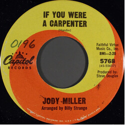Jody Miller If You Were A Carpenter USED VINYL 7INCH 45 RPM