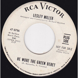 Lesley Miller He Wore The Green Beret USED VINYL 7INCH 45 RPM SINGLE PROMO