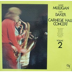 Gerry Mulligan / Chet Baker Carnegie Hall Concert Volume 2 Vinyl LP USED
