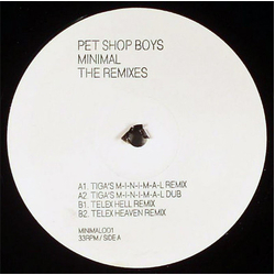 Pet Shop Boys Minimal (The Remixes) Vinyl 12" USED