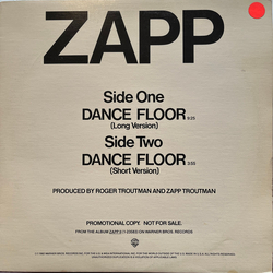 Zapp Dance Floor Vinyl 12" USED