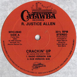 Justice Allen Crackin' Up Vinyl 12" USED