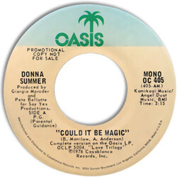 Donna Summer Could It Be Magic USED VINYL 7INCH 45 RPM SINGLE PROMO MONO