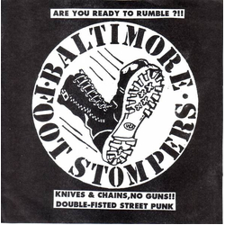 Baltimore Foot Stompers / Chelloveck 4 Are You Ready To Rumble?!! Vinyl 7" USED