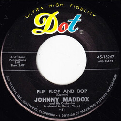 Johnny Maddox And His Orchestra Flip Flop And Bop / Golden Wildwood Flower USED VINYL 7INCH 45 RPM