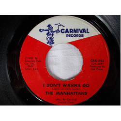 Manhattans I Don't Wanna Go / Love Is Breakin' Out (All Over) Vinyl 7" USED