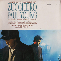 Zucchero / Paul Young Senza Una Donna = Without A Woman Vinyl 7" Box Set USED
