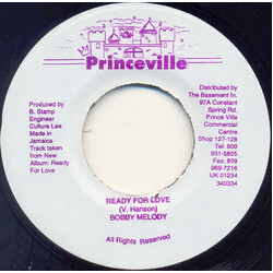 Bobby Melody Ready For Love USED VINYL 7INCH 45 RPM