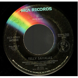 Telly Savalas If USED VINYL 7INCH 45 RPM SINGLE