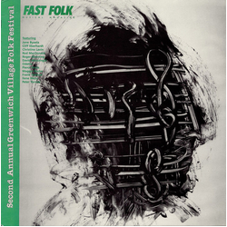 Various Fast Folk Musical Magazine -  Second Annual Greenwich Village Folk Festival (Vol. 4, No. 10) Vinyl LP USED