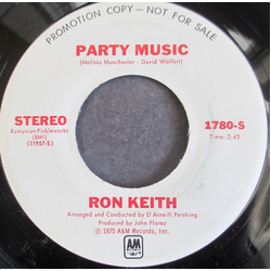 Ron Keith Party Music Vinyl 7" USED