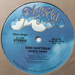 Dan Hartman Hands Down Vinyl 12" USED