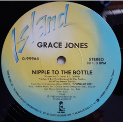 Grace Jones Nipple To The Bottle Vinyl 12" USED