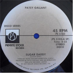 Patsy Gallant Sugar Daddy / It's Raining This Morning Vinyl 12" USED