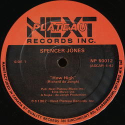 Spencer Jones How High Vinyl 12" USED