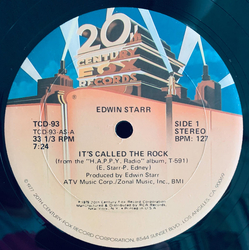 Edwin Starr It's Called The Rock Vinyl 12" USED
