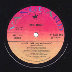 The Ring Savage Lover Vinyl 12" USED